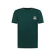 MUSTANG Majica Austin žafran / temno zelena / bela
