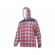 LAHTI PRO podložena flanel srajca, rdeče modra, 3XL L4180706
