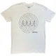 The Beatles Abbey Road Songs Swirl Foiled (Embellished) White L Majica