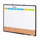 VEVOR Kombinacijska tabla 60x90x13 cm bela rjava črna