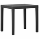 Vrtni stol sivi 79 x 65 x 72 cm plastični