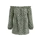 Imily Bela Bluza zelena/bela