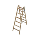 KRAUSE-WERK prostostoječa lesena lestev 2x6 stopnic 170262