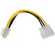 Akyga ADAPTER z kablom Molex (m) / P4 (ž) 15cm AK-CA-12