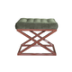 Atelier del Sofa Tabure 50x42x40cm, Bakar-Zeleno