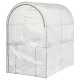 ASPAREN Plastenik, providnobela, 123x190x190 cm