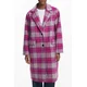 DESIGUAL WOMENS PINK COAT