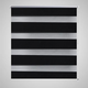 VIDAXL črtasti zebra rolo 120x230cm, črna