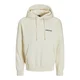 JACK & JONES Majica UNION  pesek / temno modra
