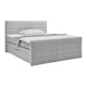 Mömax Postelja Boxspring Damon, Siva, 160x200