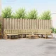 Set vanjskih sofa 9 pcs Bijela i bež 79 x 79 x 37 cm