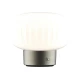 LED prigušiva dodirna stona lampa LATTE LED/1,8W/5V USB 2000 mAh hrom/bela