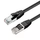 MicroConnect CAT6A S/FTP 7,5 m črne barve LSZH