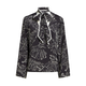 Karl Lagerfeld Bluza črna/bela