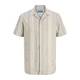 JACK & JONES Srajca Blusummer kaki / bela