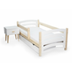 Otroška postelja Mela 80 x 160 cm Posteljno dno: Z lamelnim dnom, Vzmetnica: Vzmetnica EASYSOFT 8 cm