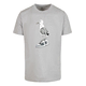 Mens T-shirt Seagull Sneakers - grey