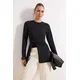 Trendyol Modest Ženska bluza Tctss26Uk00005, Crna