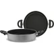 Piardi Home Tiganj sa dve ručke Fireworks Line 24 cm, Sivi