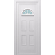 Zunanja vhodna vrata Solid Elements Ptuj KT04 (70x1000x2100mm, desna, 5-točkovno zaklepanje, PVC), bela