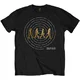 The Beatles Majica Abbey Road Songs Swirl Foiled Unisex Black L