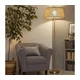 Brilagi - LED podna lampa CERIA 1xE27/20W/230V, prečnik 50 cm, bež/zlatna