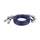 shumee Kabel 2x RCA cinch vtič - 2x RCA cinch kotni vtič + vitalco krmilnik Kabel 2x RCA cinch vtič - 2x RCA cinch kotni vtič + vitalco krmilnik 5,0 m (RKD260)