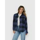 Salty Crew Fathom Flannel Shirt indigo