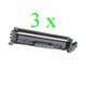 Komplet HP 17A / CF217A / LaserJet Pro M102, MFP M130 kompatibilni tonerji (3) - 3 × črna