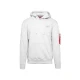 ALPHA INDUSTRIES Majica Backprint črna/bela
