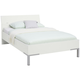 Xora POSTELJA 120 cmx200 cm , leseni material bela