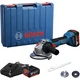Bosch Akumulatorska ugaona brusilica GWS 18V-8, 125mm, 2x4,0Ah + punjač + kofer 06019N9020
