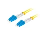 Lanberg SM LC/UPC-LC/UPC DUPLEX 3,0 MM LSZH G657A1 0,5 m, rumena povezovalna vrvica iz optičnih vlaken