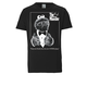 LOGOSHIRT Majica Sesamstrasse - Krümelmonster Pate črna / bela