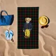 Lessentiel Maison Peškir za plažu Teddy Bear, 150x150 cm, Crni