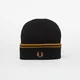 Kapa FRED PERRY Twin Tipped Merino Wool Beanie Black/Caramel Universal