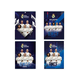 Astra REAL MADRID, zvezek A5 kvadrat (5x5 mm), 16 listov, mešanica vzorcev, 102019011