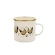 Emajlirana skodelica Golden Hen 10 cm 740 ml