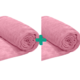 2x Svetlo roza odeja iz mikropliša VIOLET, 150x200 cm