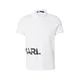 Karl Lagerfeld Majica temno zelena/črna/bela