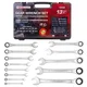 FORCEKRAFT Set zalomljenih ključe  s ratchem 13-delni 8-32mm