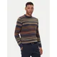 Barbour Pulover Case Fair MKN1027NY72 Mornarsko modra Regular Fit