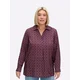 SHEEGO Bluza burgund/bela