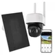 GoSmart Zunanja baterijska kamera IP-1200 WASP z WiFi in solarnim panelom