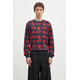 Pulover s primesjo volne Billionaire Boys Club Diamonds & Dollars Knitted Jumper moški, mornarsko modra barva, B24223