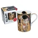 Carmani GUSTAV KLIMT POLJUB ČRNE PORCELANSKE SKODELICE KLASIČNO NOVO DARILO