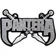 Pantera Silver Swords Iron-On Patch