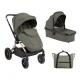 KikkaBoo Kolica Lanah 2in1 set sa tvrdom korpom Army Green (KKB21148)