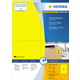 Herma etikete 105X148 A4/4 1/100 žuta ( 02H4396 )