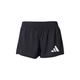 Kratke hlače za trening adidas Performance Pacer 3-Bar za žene, boja: crna, s tiskom, visoki struk